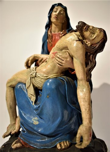 La "Pietà"  terracotta policroma